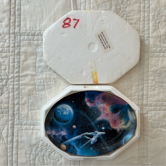 Star Trek Second Star From The Right W/COA - Space, The Final Frontier Hamilton - Picture 4 of 5